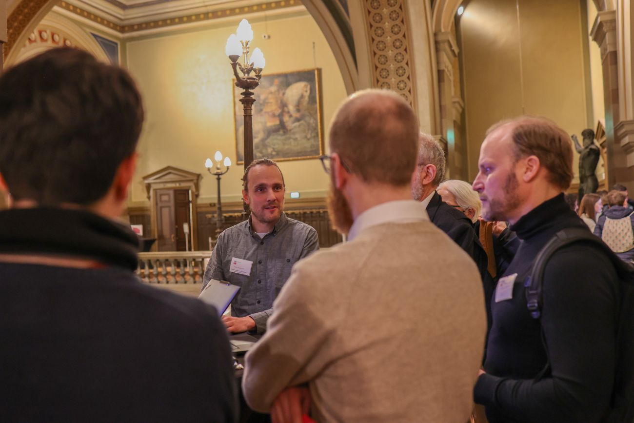 Daniel at the demo activity Annual Meeting 2025