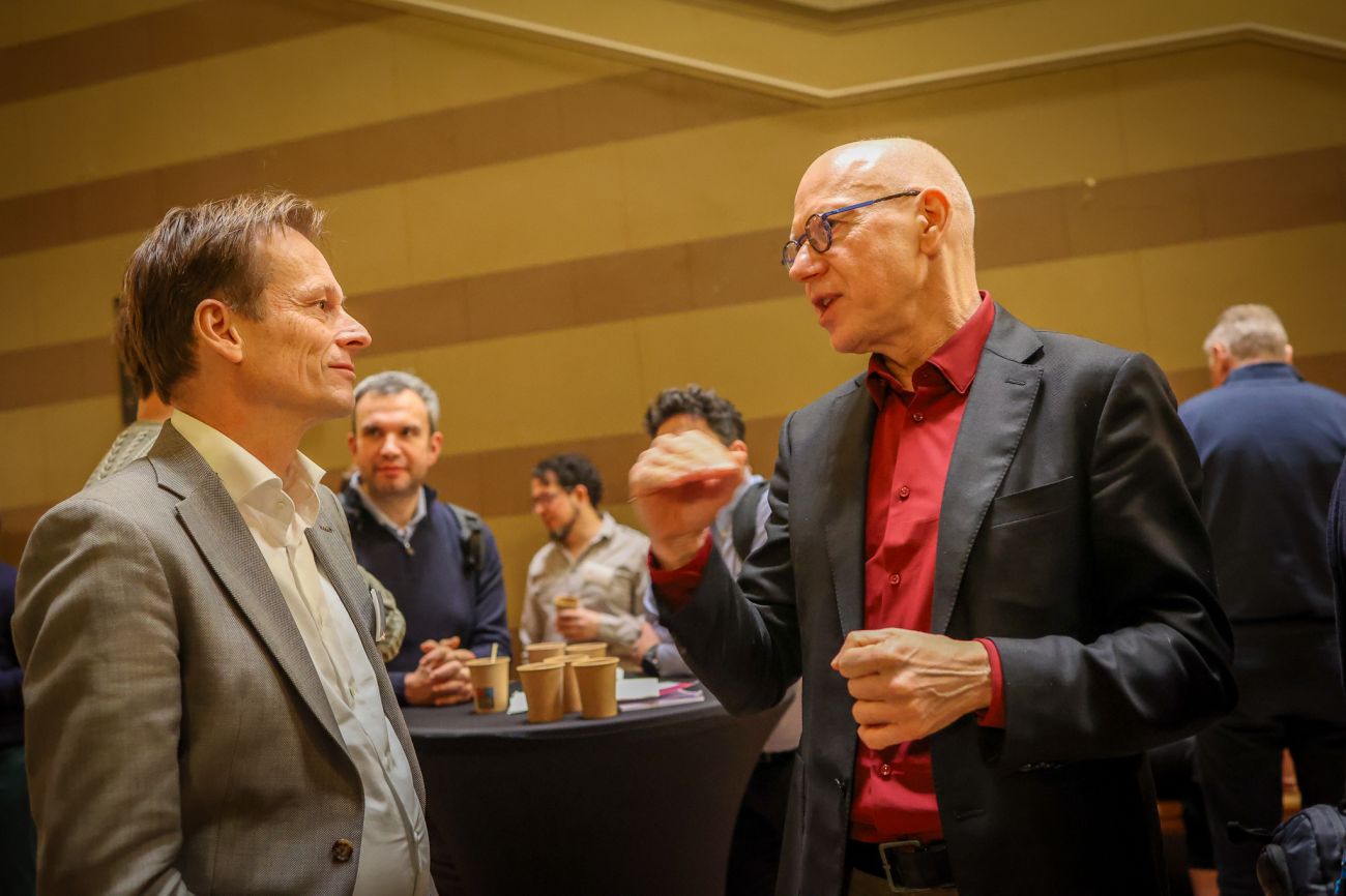 Jan-Willem Boiten and Jeroen van der Laak at the Annual Meeting 2025.